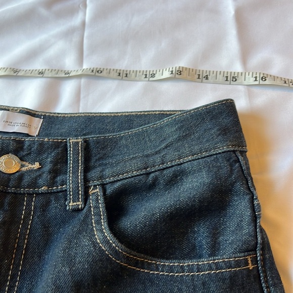 Zara Relaxed Indigo Jeans High Waist Wide Leg Size 4 NWOT - Picture 13 of 17